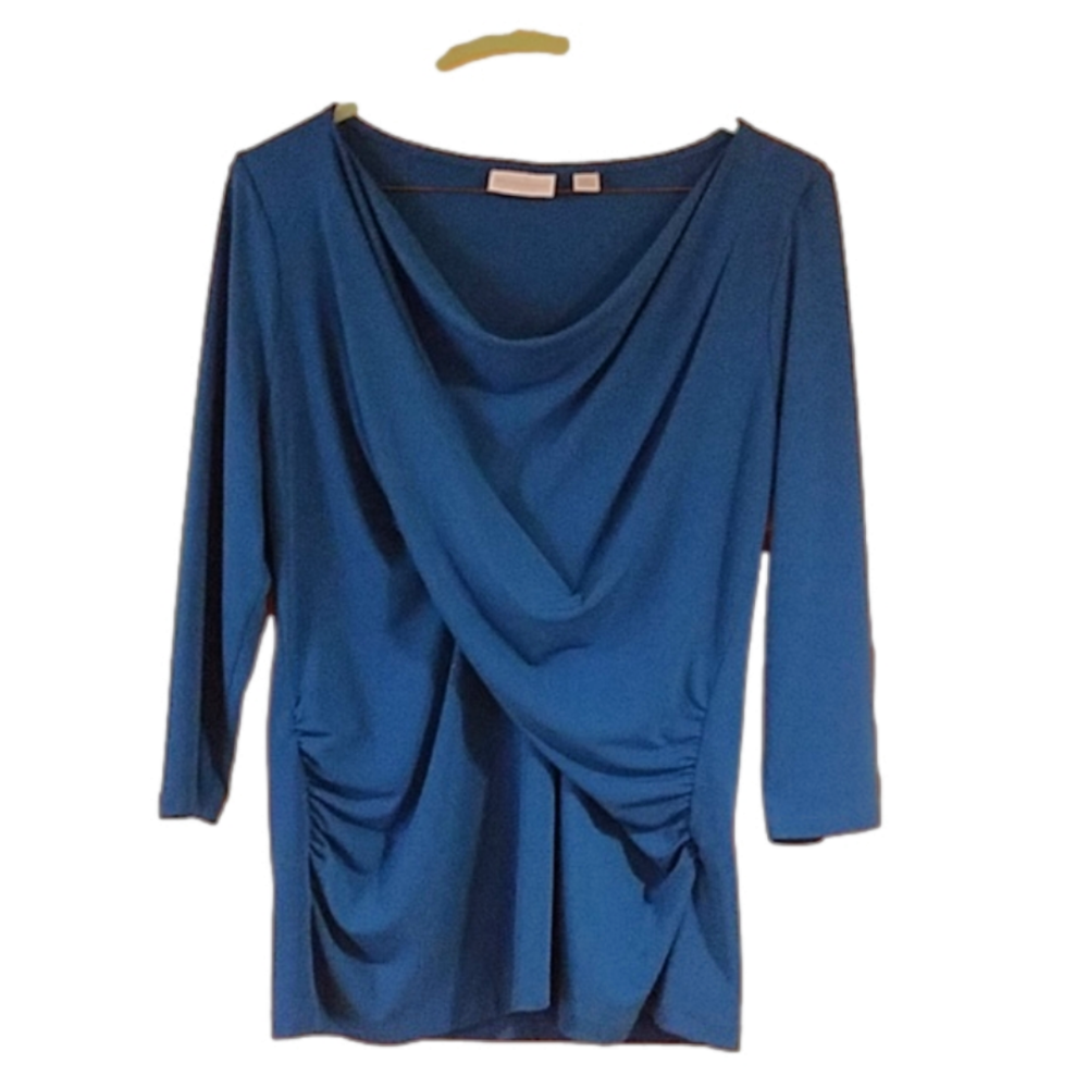 Teal ladies blouse